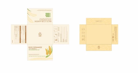 A0A0 Rice Ceramide Anti Wrinkle Age Essence Box Set 포장