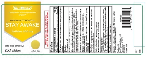 Valumeds Maximum Strength Stay Awake 포장