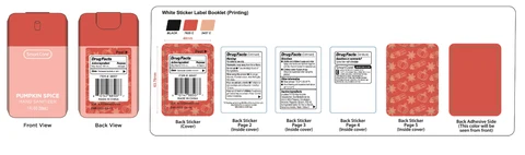Smart Care Holiday Hand Sanitizer - Pumpkin Spice 포장