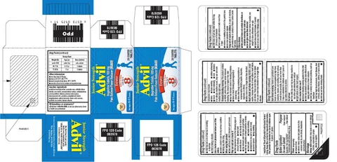 JUNIOR STRENGTH ADVIL 포장