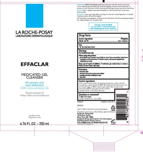 La Roche Posay Effaclar Medicated Cleanser packaging