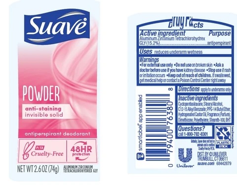 Suave packaging