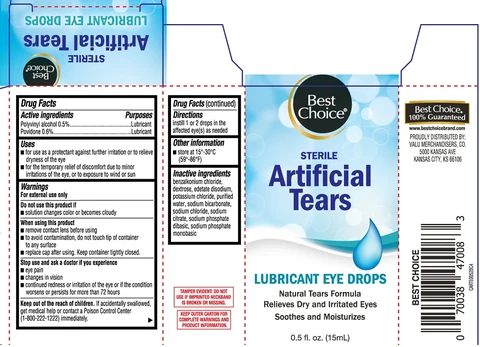 Best Choice Artificial Tears 포장