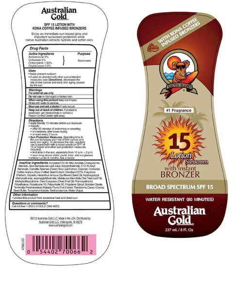 Australian GoldBroad Spectrum SPF 15 포장