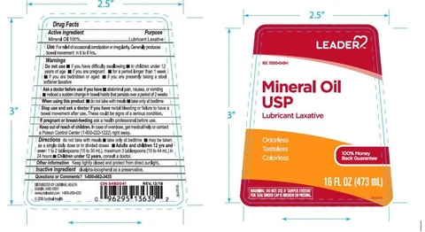 LEADER Mineral Oil packaging