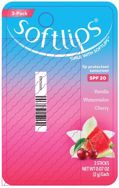 SoftlipsVanilla, Watermelon, Cherry 포장