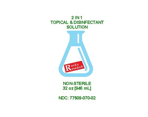 2 in 1 Hand Sanitizer/Disinfectant 포장