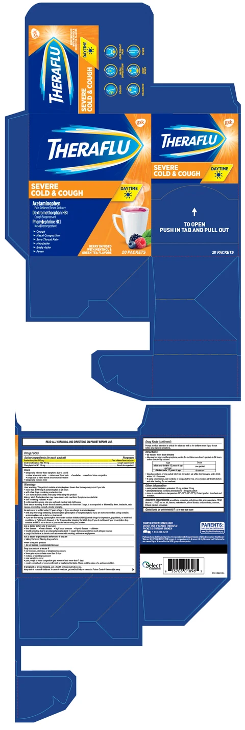 Theraflu Daytime Severe Cold and Cough packaging