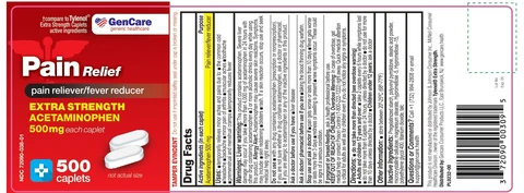ACETAMINOPHEN 500 MG 포장
