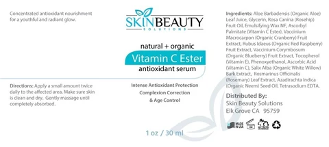 Vitamin C Ester Serum 포장