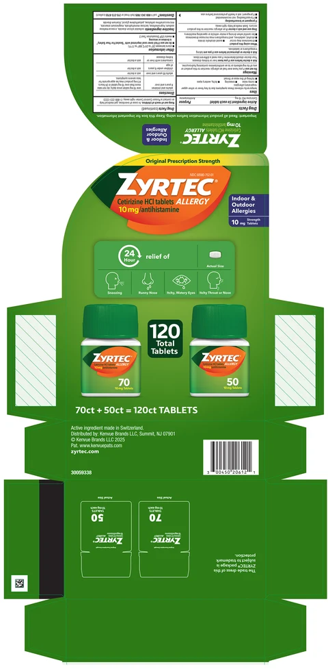 Zyrtec Allergy 포장