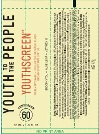 Youth to the People Youthscreen Sunscreen Broad Spectrum SPF 60 포장