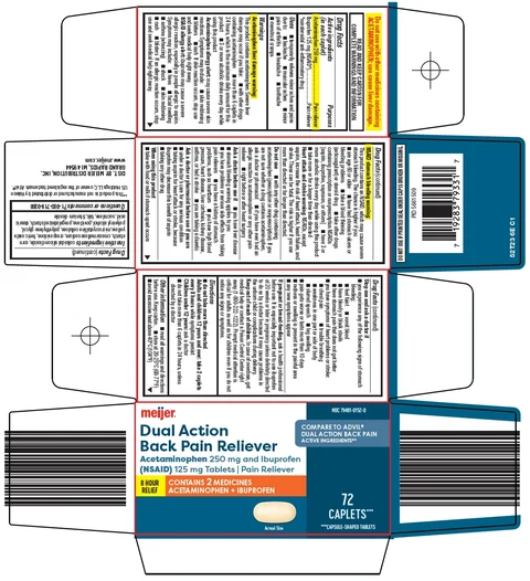 DUAL ACTION BACK PAIN RELIEVER 포장