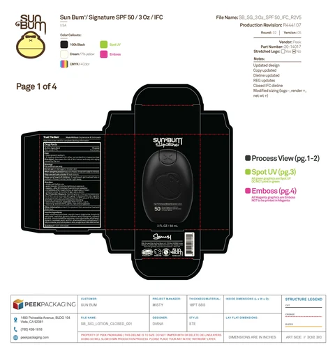 Sun Bum Signature High Performance Mineral Sunscreen Broad Spectrum SPF 50 포장