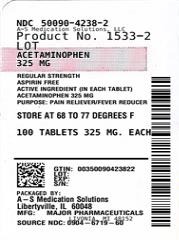 Acetaminophen 포장