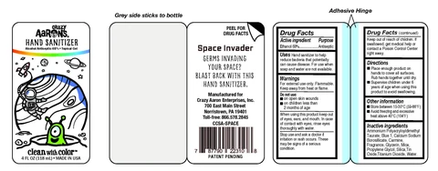 Crazy Aarons Hand Sanitizer 68% Alcohol 포장