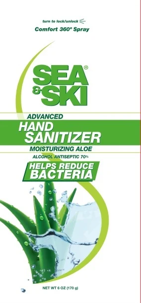 Sea and Ski Hand Sanitizer 포장