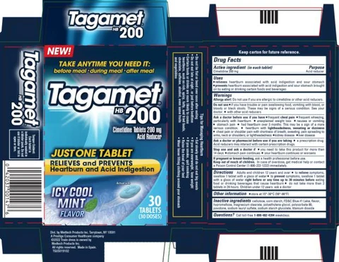 TAGAMET 포장