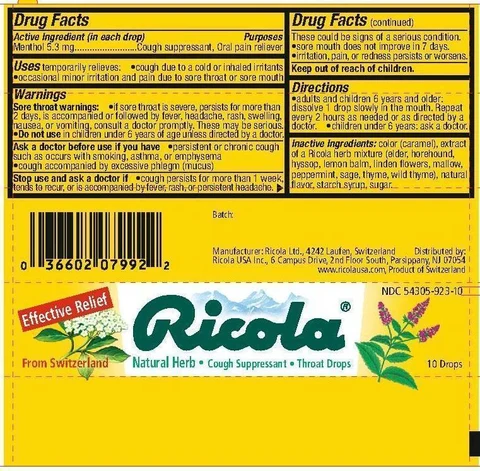 THE ORIGINAL NATURAL HERB COUGH DROPS 포장