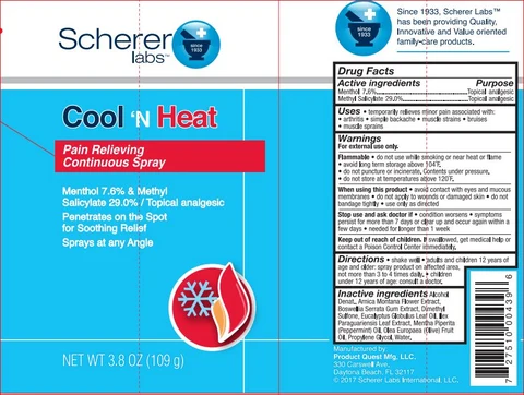 Cold and HotScherer Labs 포장