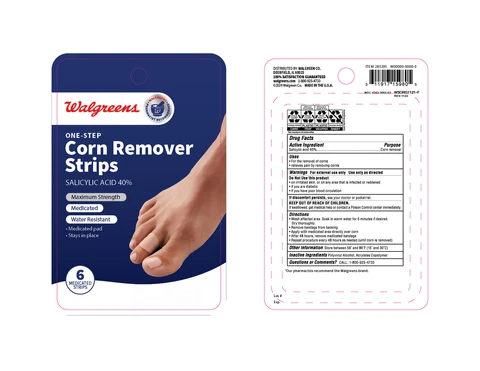 Walgreens Corn Remover packaging