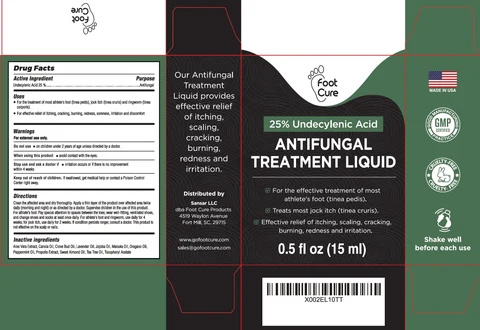 Antifungal Treatment Liquid 25 undeclylenic Acid 포장