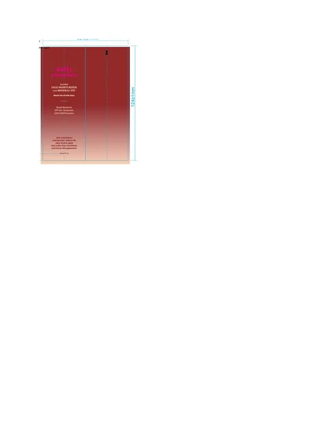 Daily Essential Face Moisturizer 포장