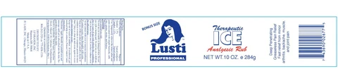 Lusti Therapeutic Ice Analgesic Rub packaging