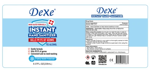 238 ml label