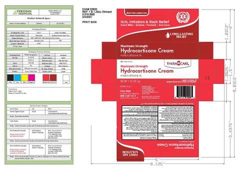 TheraCare Maximum Strength 1% Hydrocortisone packaging