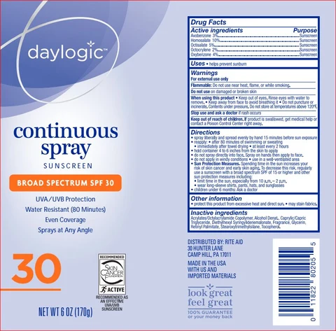 Sunscreen SPF 30Daylogic 포장