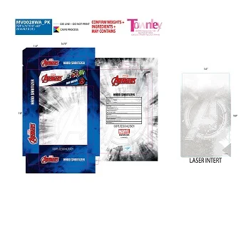 Avengers Marvel Hand Sanitizer 포장