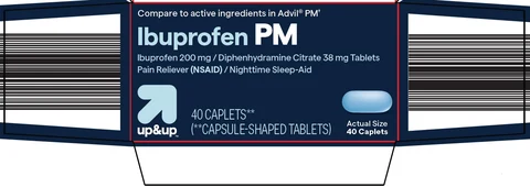 up and up ibuprofen pm 포장
