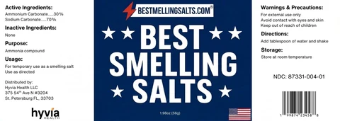 BEST SMELLING SALTS 포장
