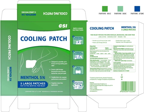 CSI Cooling Patch packaging