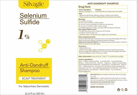 Silvagle Selenium Sulfide Anti DandruffShampoo 포장