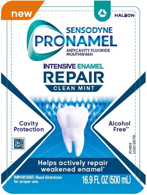 SENSODYNE PRONAMELIntensive Enamel Repair Clean Mint / SENSODYNE PRONAMELIntensive Enamel Repair Extra Fresh 포장