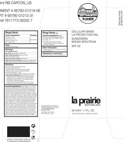 Cellular Swiss UV Protection Veil Sunscreen Broad Spectrum SPF 50La Prairie 포장