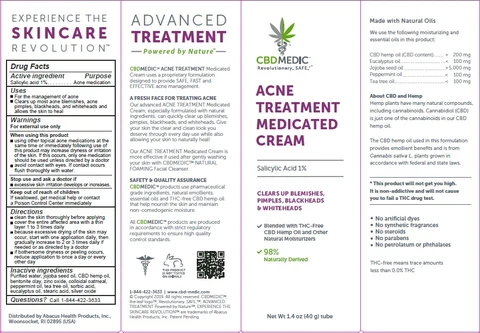 CBDMEDIC Acne Treatment packaging