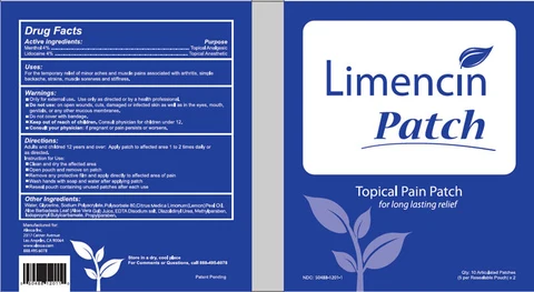 Limencin packaging