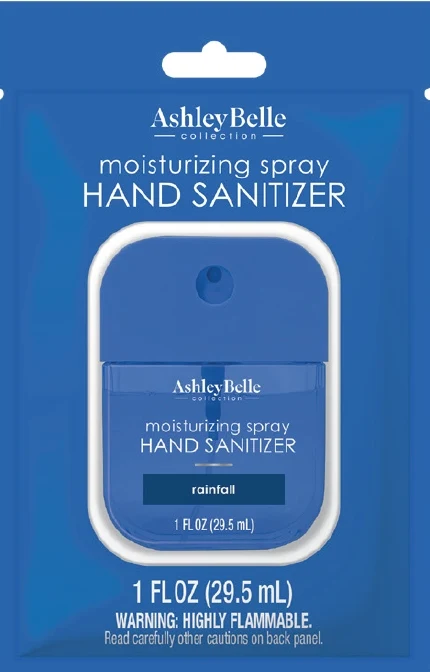 AshleyBelle Moisturizing Hand Sanitizer Rainfall 포장