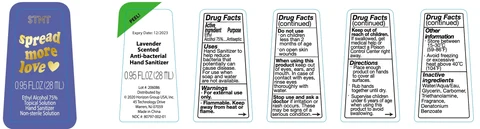 Hand sanitizer packaging