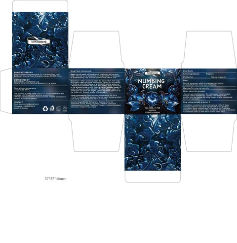 Bellehaven numbing cream 포장