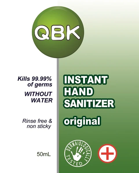 Hand Sanitizer packaging