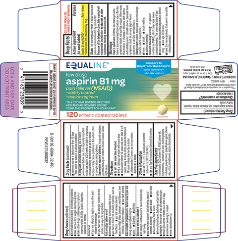 Low Dose Aspirin packaging