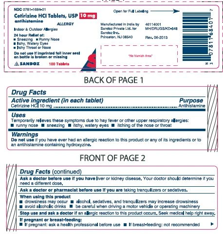 Cetirizine Hydrochloride 포장