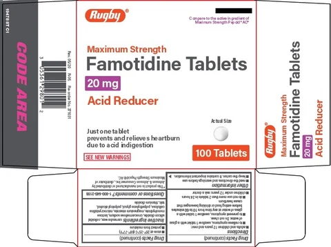 Rugby Famotidine 포장