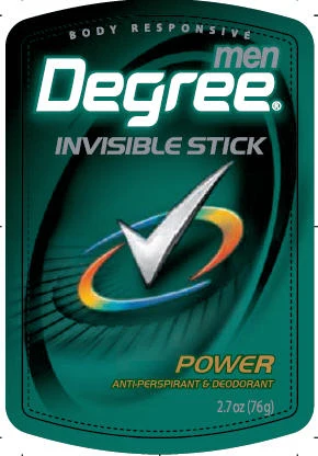 Degree for Men PowerAntiperspirant and Deodorant 포장