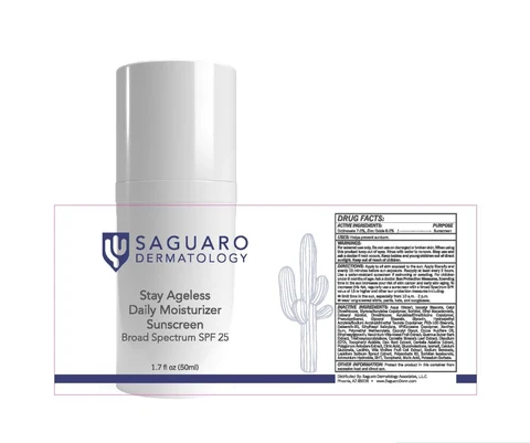 Stay Ageless Daily Moisturizer Sunscreen Broad Spectrum SPF 25 packaging