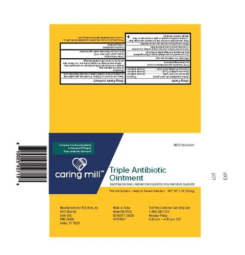 Caring Mill Triple Antibiotic 포장